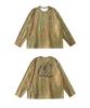 Beoteunseoul Vintage Earthstone Spiral Oversized Long Sleeve (Khaki Beige)