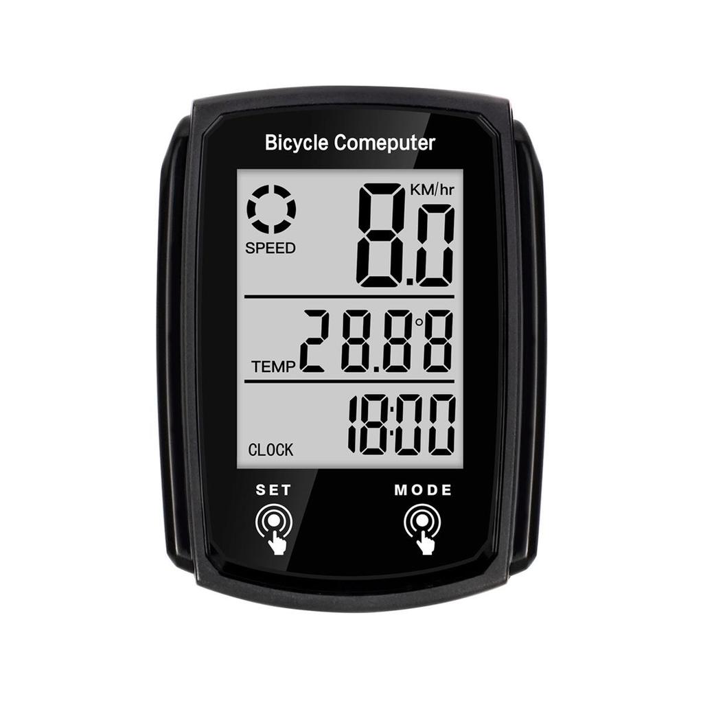 CNC Luminous Wired Bicycle Speedometer with Touch Screen & Backlight for Road & Mountain Bikes