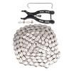 Kit Catena Bici 8 Velocità Hollow Leggero con Pinza per Maglie Catena per Mountain Bike Strada