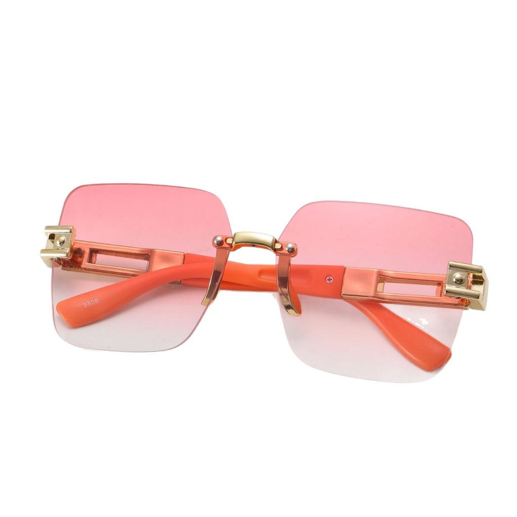 Borderless Sunglasses Adult Street Fashion Sunglasses Women'S High-End Trimmed Sunglasses