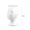 Female Head Model Foam Mannequin Head Hats Glasses Wigs Display Stand for Home Salon