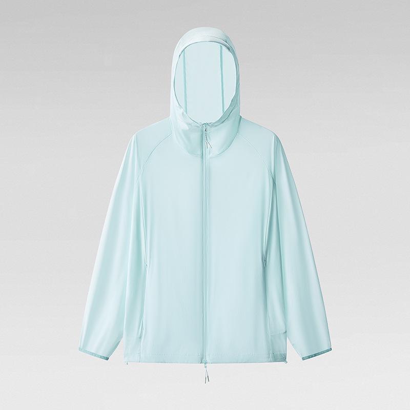 Ice Silk UPF50+ Sun Protection Clothing, Nylon Spandex, Cooling Fabric, Unisex, Custom Logo Option