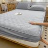 Waterproof Quilted Mattress Protector Cover, Fitted Sheet  Waterproof Mattress Cover Cotton Quilted Mattress Pad Topper