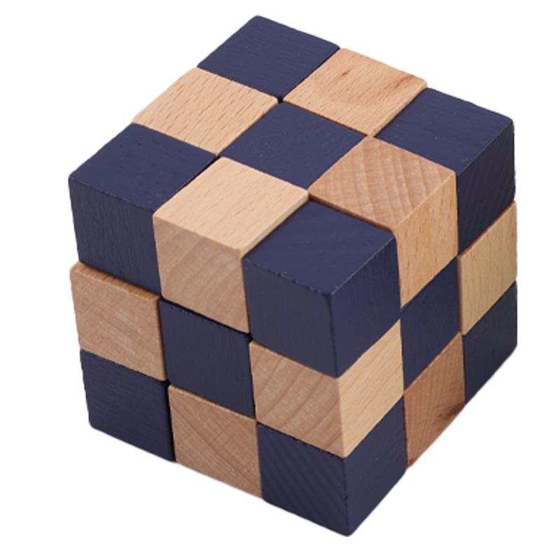 Kongming & Luban Lock: High-Difficulty Nine-Link Puzzle Toy 5.7cm x 5.7cm