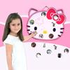 100-500pcs Creative Animals Cat Stickers 2.5CM/1inch Labels Reward Sticker For School Teacher Kids Stationery Sticker