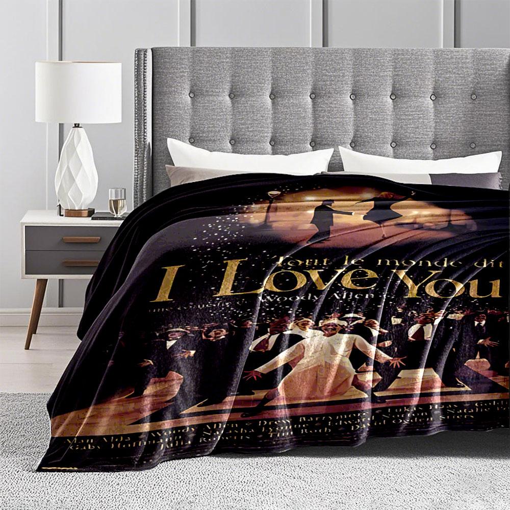 Dancing Night Movie Poster Blanket for All Seasons Blanket Lunch Break Throw Gift