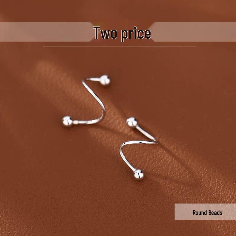

Korean Style Spiral Ear Cuff: Chic Spring Earrings for a Fresh, Minimalist Look