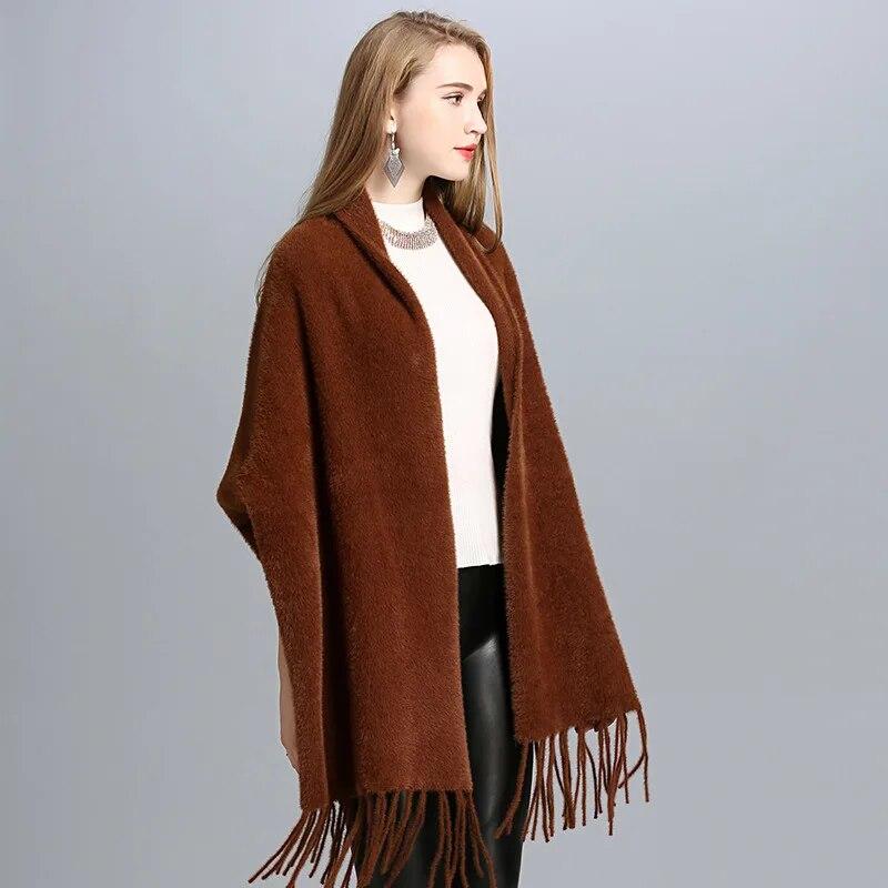 Осенний модный женский кардиган — фото 4