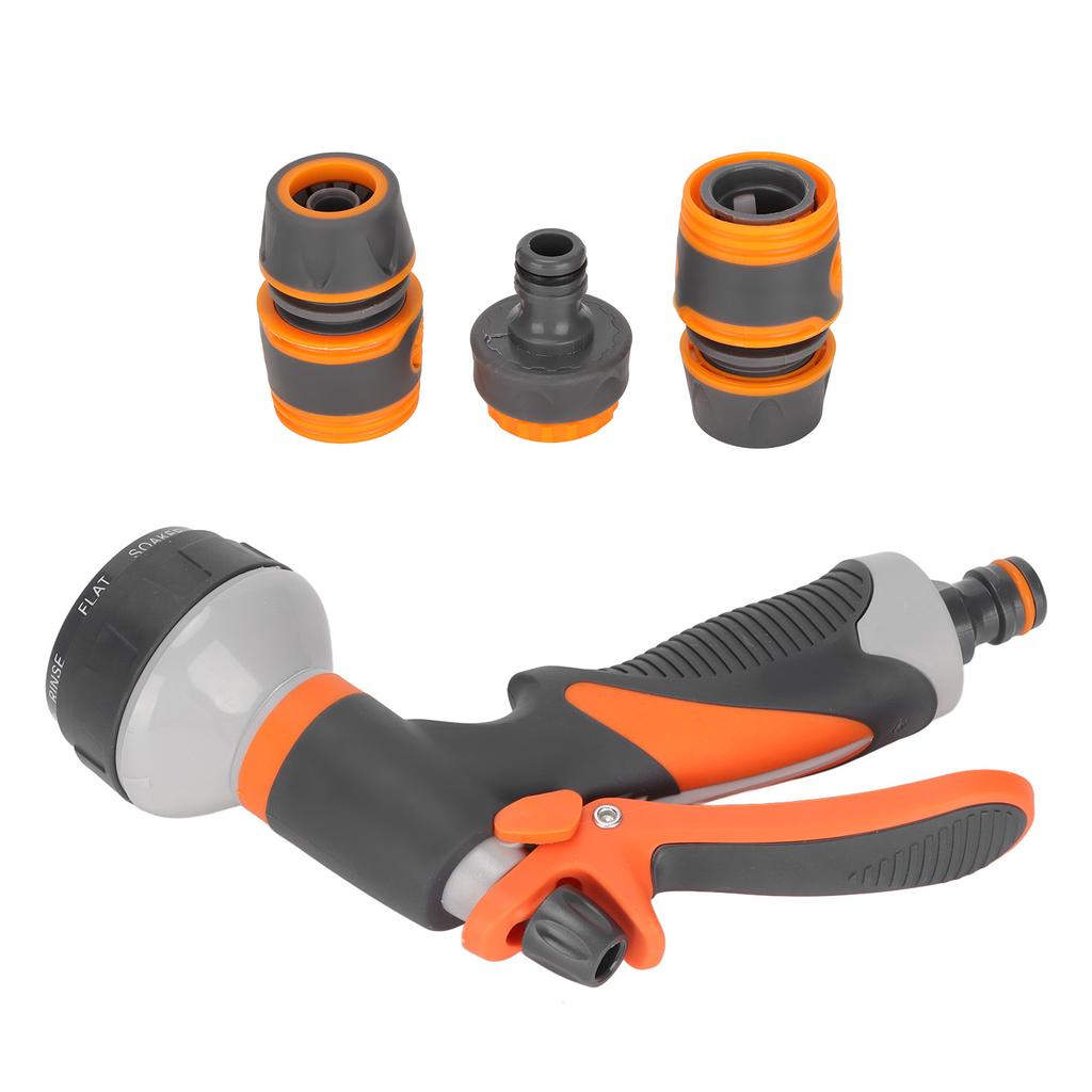 Garden Hose Nozzle Adjustable Ergonomic Tool Free Water Hose Nozzle Sprayer for Outdoor Car Washing