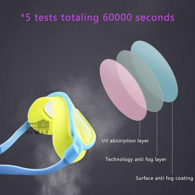 Child Kids Swimming Goggles Waterproof Anti-Fog Hd Girl Boy Large Frame Transparent Swimming Glasses Swimming Accessories