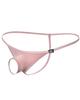 La Super Sexy Underwear with Perforations [Heureux Joie] Men's Lingerie, Open-Front T-Back Elephant-Shaped (JP, Alphabet, M, Maroon)