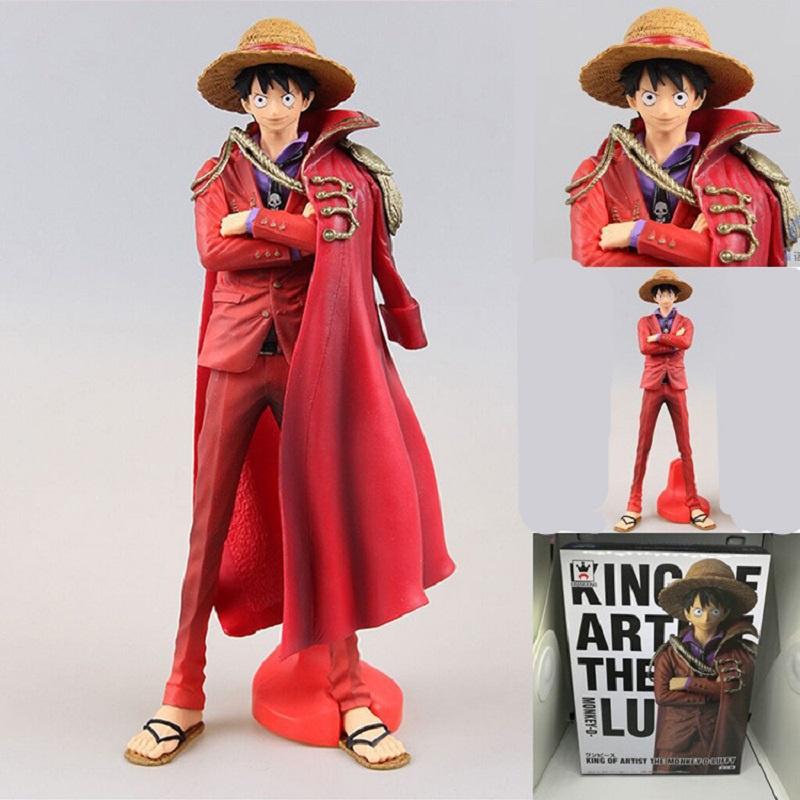 Anime One Piece Monkey D Luffy 20th Koa Ver Red Clothes Action Figure Gift Toys