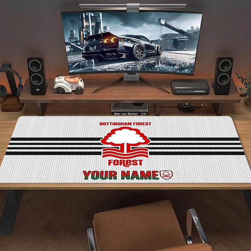 Nottingham Forest FC Print Cushion Non-slip Laptop Tablet Big Mousepad XXL Mat Mini PC Playmat With Lock edge