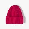 Warm hat Wool hat Fashion monochrome light board Cold hat Autumn and winter students Outdoor knitted hat Fashion