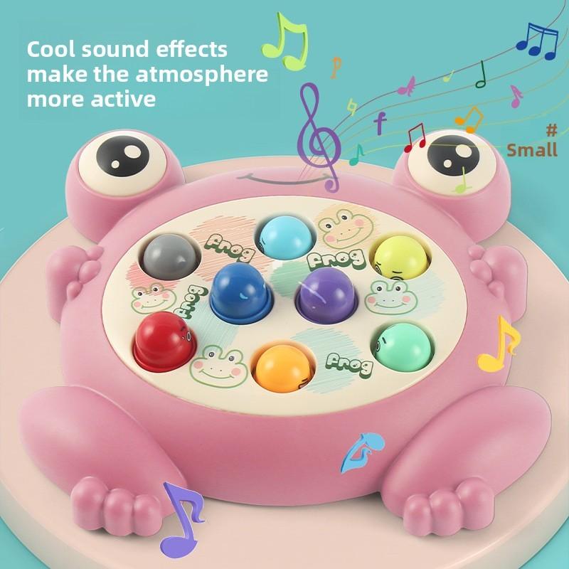 Frog Whackamole Game For Kids Interactive Educational Toy With Music And Lights