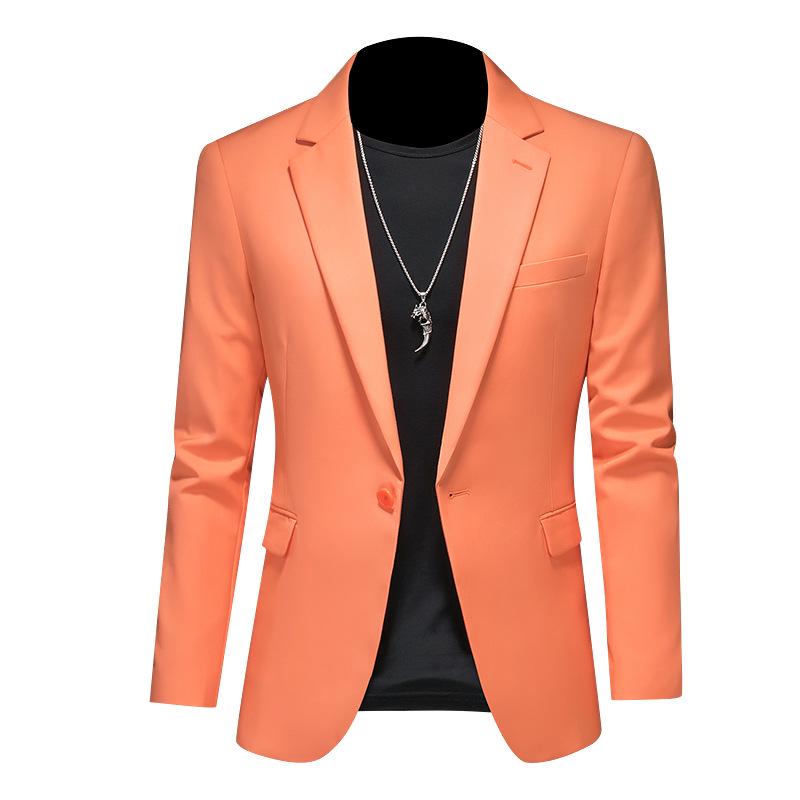Men's Plus Size Slim Fit Blazer - Wedding & Business Attire