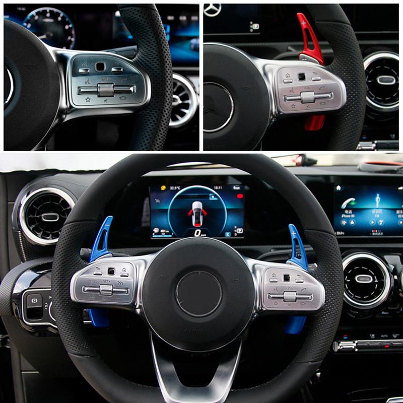 Schaltwippen für Mercedes-Benz A-Klasse W177 Limousine V177 MB A180 A180d A200 A250 - Auto Lenkradschaltwippen DSG Aufkleber