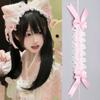 Lolita Cat Ears Headband Bow Headwear New Headdress  Women