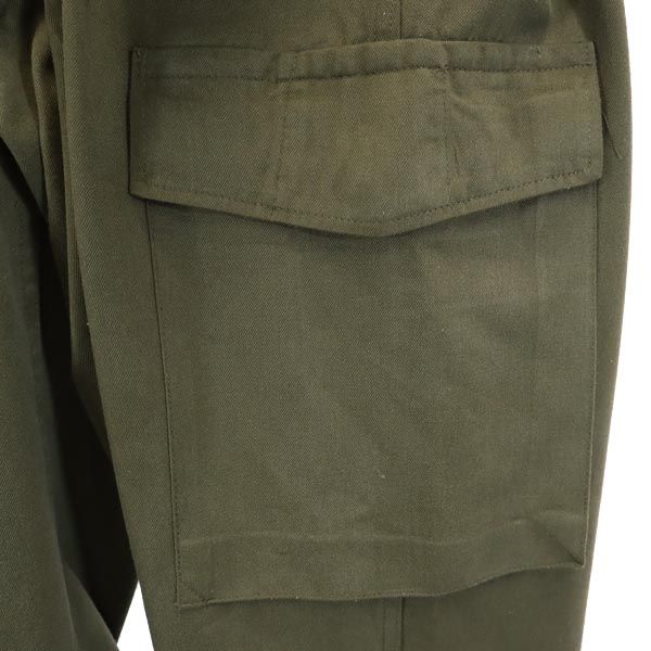 Austrian Army 90s Military Cargo Pants Khaki Button Fly Men's Used