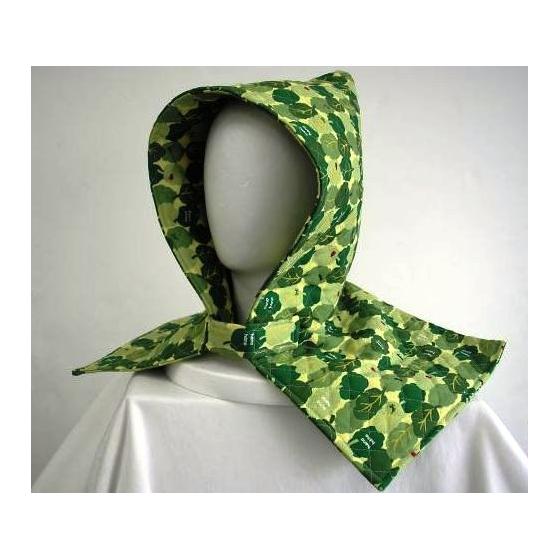 Disaster prevention hood that doubles as a cushion (for children) Green wood with ladybug pattern Admission Kindergarten Nursery school Elementary