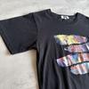 [USED] NARUTO Shippuden Short Sleeve T-Shirt, Size M, featuring Kakashi, Sasuke, and Sakura