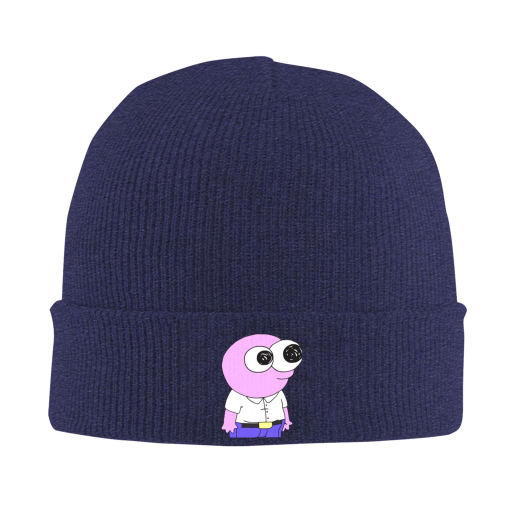 Smiling Friends Beanie Hats  Bonnet Hats Unisex Adult Hip Hop Kpop Skullies Beanies Autumn Design Elastic Caps
