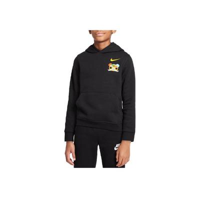 Nike Cny Neujahrsedition Fleecegefütterter Warmer Sport-Hoodie Kinder Tops Schwarz DQ9133-010