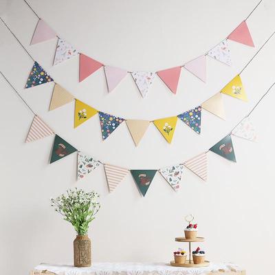 Paper Pennant Bunting for Birthday Parties, Kindergarten, and School Events