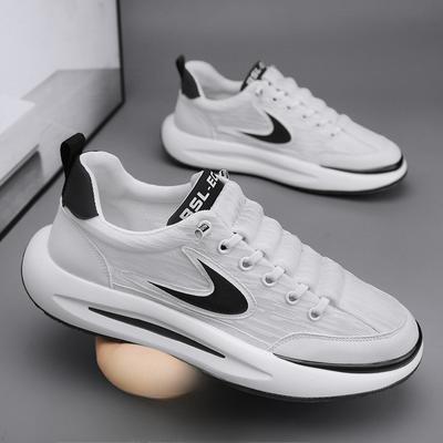 Zapatos deportivos y de ocio de verano para hombre, malla transpirable, suela gruesa, zapatos cómodos para papá, zapatos para hombre