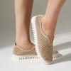 Foreign Trade Large Size Thick-soled Casual Board Shoes for Women Are Versatile and Breathable, Hollowed Out, Wearing Small White Shoes with One 