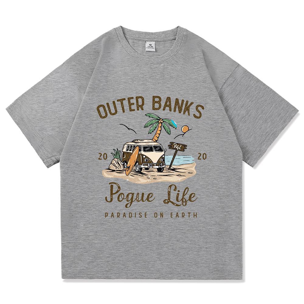 Moda verão retrô JJ Maybank camiseta masculina estética Pogue Life camiseta unissex alta qualidade hip hop vintage algodão camisetas