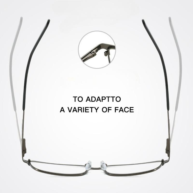 Classic Full Frame Anti Blue Light Reading Glasses, Fashionable High-definition Middle-aged and Elderly Glasses, UV Resistant