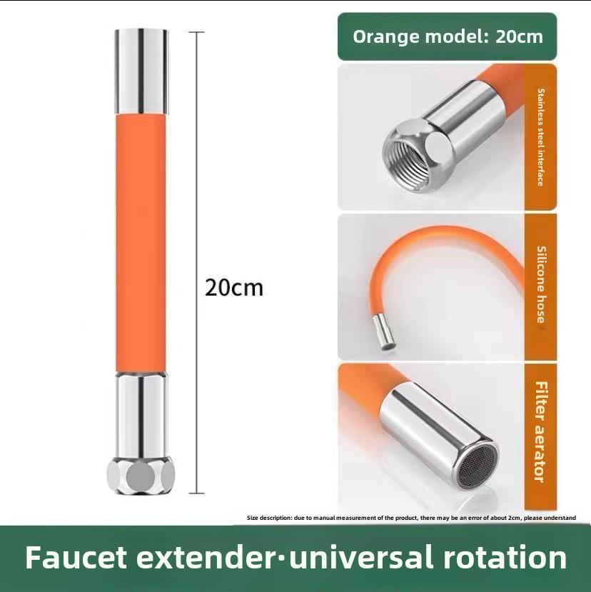 

Faucet Extension Pipe Water Pipe Extension Universal Telescopic Filter Splash Proof Universal Hose Faucet Soft