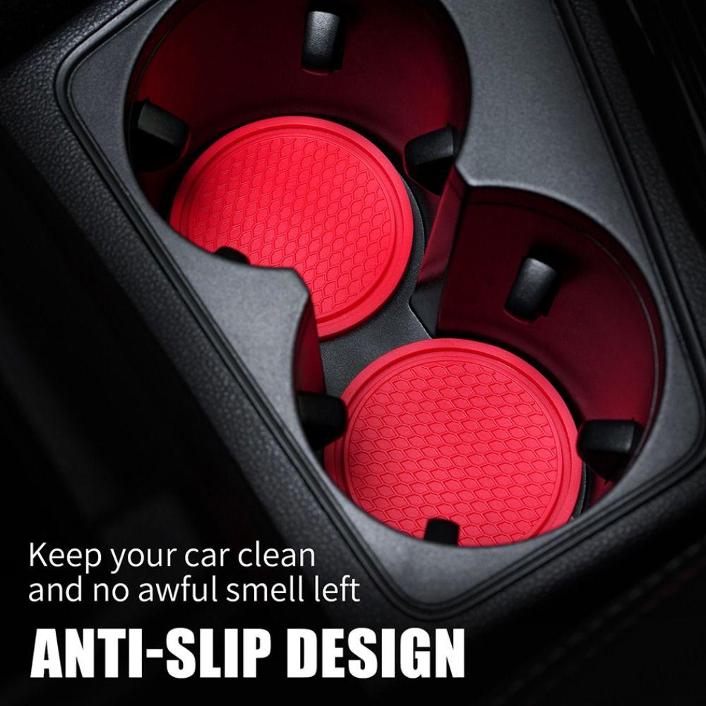 Car Interior Cup Holders Decoration Car Mug Coaster Storage Pad Water Cup Cushion Car Water Cup Pad