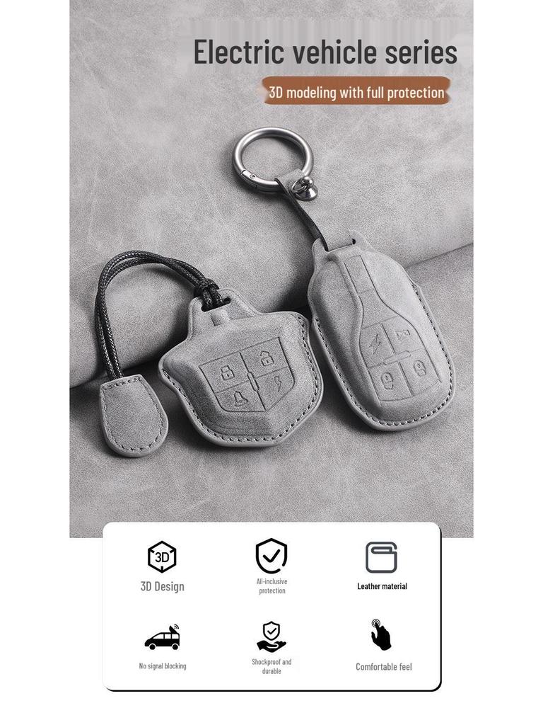 Compatible Key Case for Luyuan Electric Vehicle S30 Remote & Battery Car, Key Cover