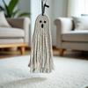 Halloween Ghost Wall Hanging Decoration Boho Handwoven Cotton Rope Ghost