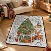 Coperta da Colorare Doodling di Natale con Pennarelli Acquerello per Bambini e Adulti - Morbido Plaid in Velluto 100cm per Divertimento Rilassante