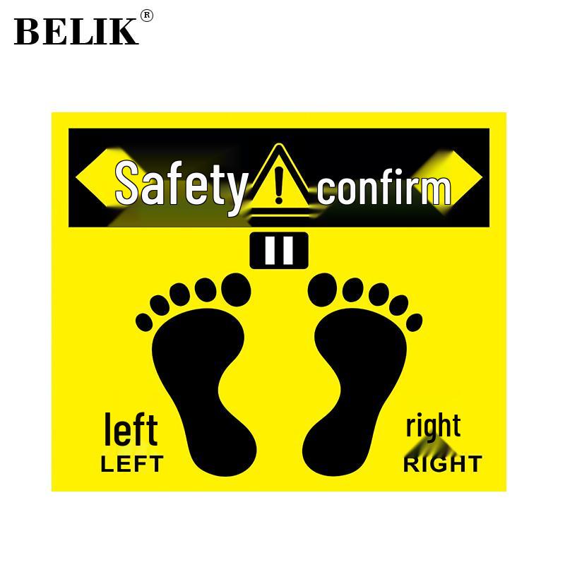 BELIK Safety Footprint Floor Sticker