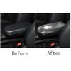 For VW Volkswagen Golf 4 Mk4 1998-2006 Car Styling Carbon fiber Center Console Tidying Armrest Box Panel Trim Auto Cover Sticker