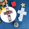 Unikátní Silikonová forma Love Heart Crosses Multifunkční silikonová forma pro výrobu šperků a řemesel z pryskyřice s tématikou lásky