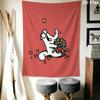 Simon‘s Cat Wall Tapestry Aesthetic Wall Hanging Printed Fabric Blanket Decorative Tapestries for Bedroom Living Room Home Decor