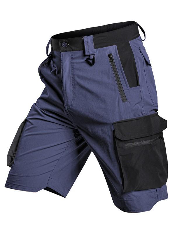 Men's Lightweight Quick-Dry Tactical Shorts - Breathable, Elastic, Fast-Drying Outdoor Workwear & Mountaineering Pants
