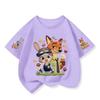 Crazy Animal Cartoon Pattern Short-Sleeved T-Shirt -Popular Children's Shirt