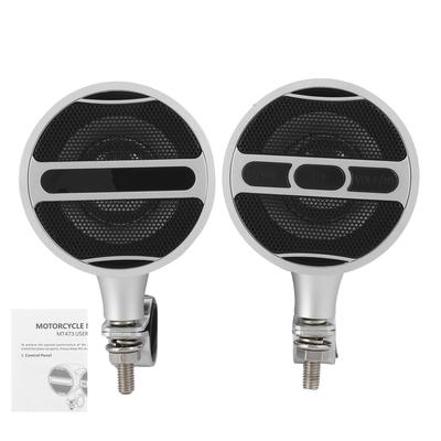 12V Motorcycle Speaker Waterproof Bluetooth Stereo Sound MP3 Music Player FM Radio for 2230mm