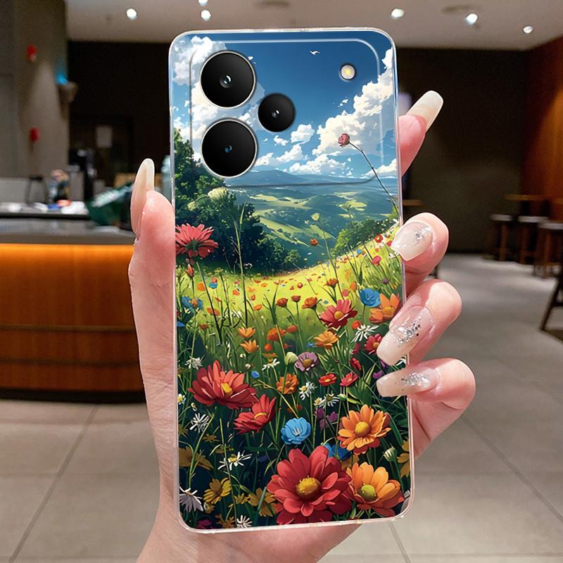 Phone Casing For Realme P4 Pro 5G Back Cover Luxury Dragon Cute Cool Boys Girls Flowers Patterns Transparent Soft Silicone Case