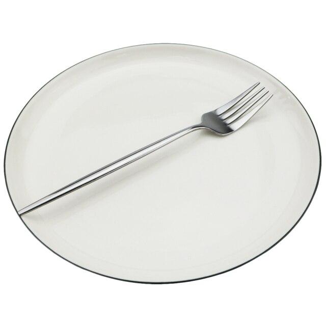 1ks Rainbow Vidlička na večeři Nerezové nádobí Vidlička na dort Vidlička na ovocný salát Vidlička na černý dezert Sada příborů Drop Shipping