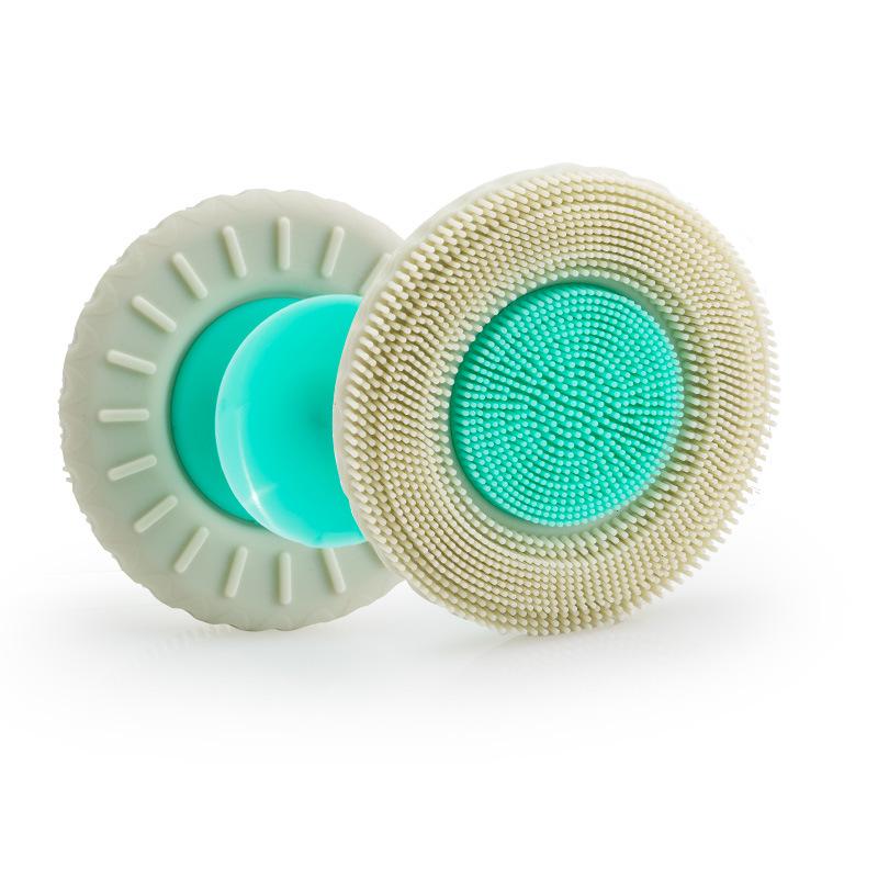Silicone Facial Cleansing & Exfoliating Brush with Baby Bath & Massage Features