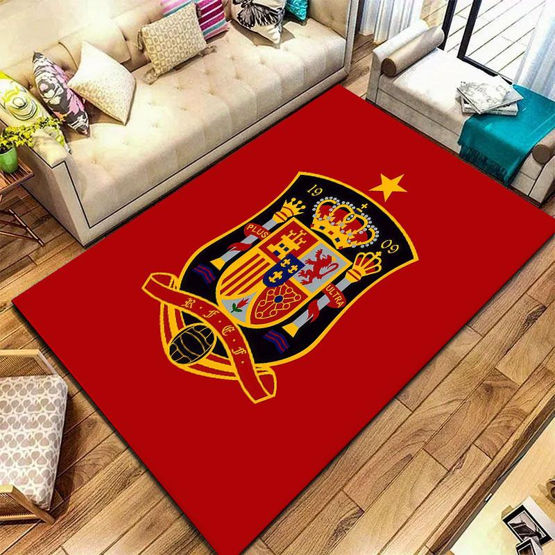 Spain National Football Team Carpet Rug for Living Room Bedroom Home Sofa Decoration,Kids play Non-slip Floor Mat