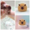 Foam Net Bath Scrubber Cartoon Bath Sponge Body Cleaning Capybara Bath Balls  Foaming