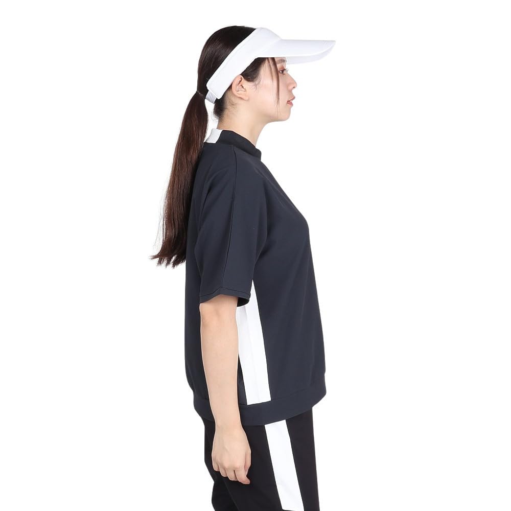 Short Sleeve High Neck Shirt Storage and Golf Cold Protection S [Pin Apparel] Women's (Heat Insulation) / / 622-4267802 010_Black
